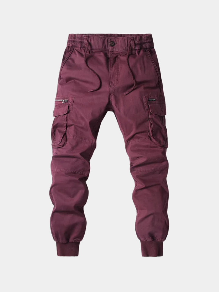 Herrars Cargo Jogger Multi-Fickor Streetwear Utility Byxor
