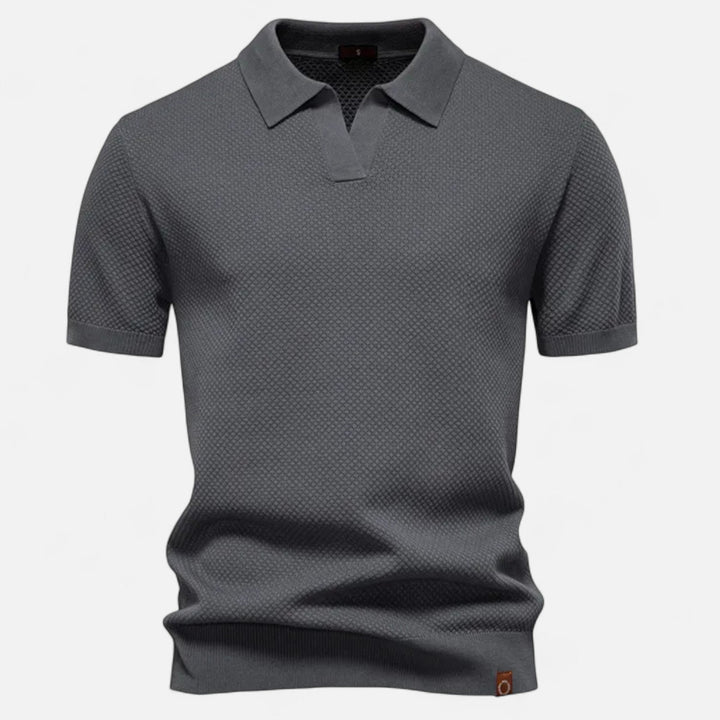 Valmonti | Herrs Pineapple Ull Polo Skjorta