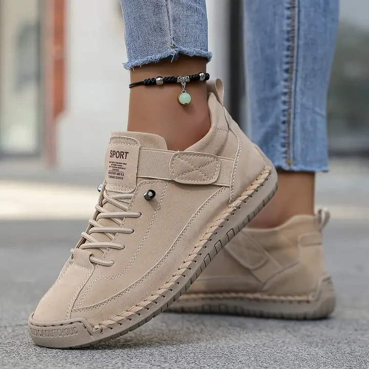 Kvinnors Ortopediska Läder Sneakers För Dagligt Komfort