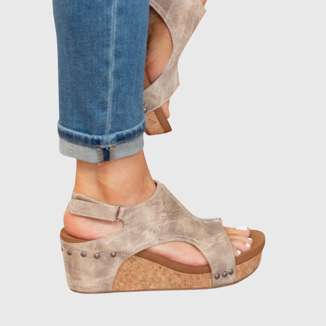 Kvinnors Ortopediska Wedge Sandaler för Dagligt Komfort Stil