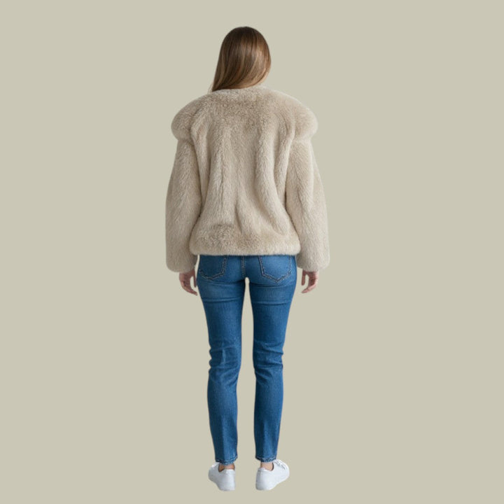 Kvinnors Avslappnad Turtleneck Stickad Tröja – Oversized Pullover för Vintern