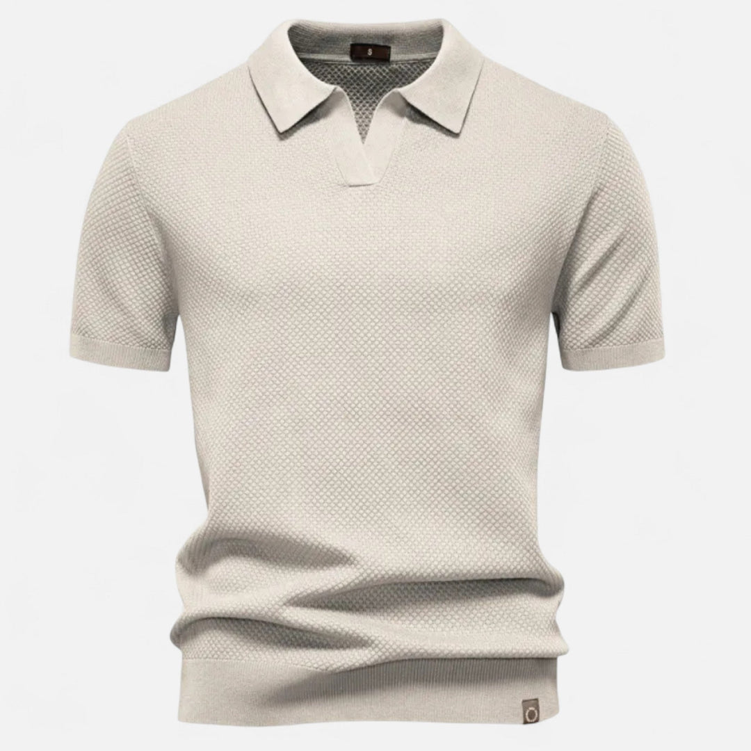 Valmonti | Herrs Pineapple Ull Polo Skjorta