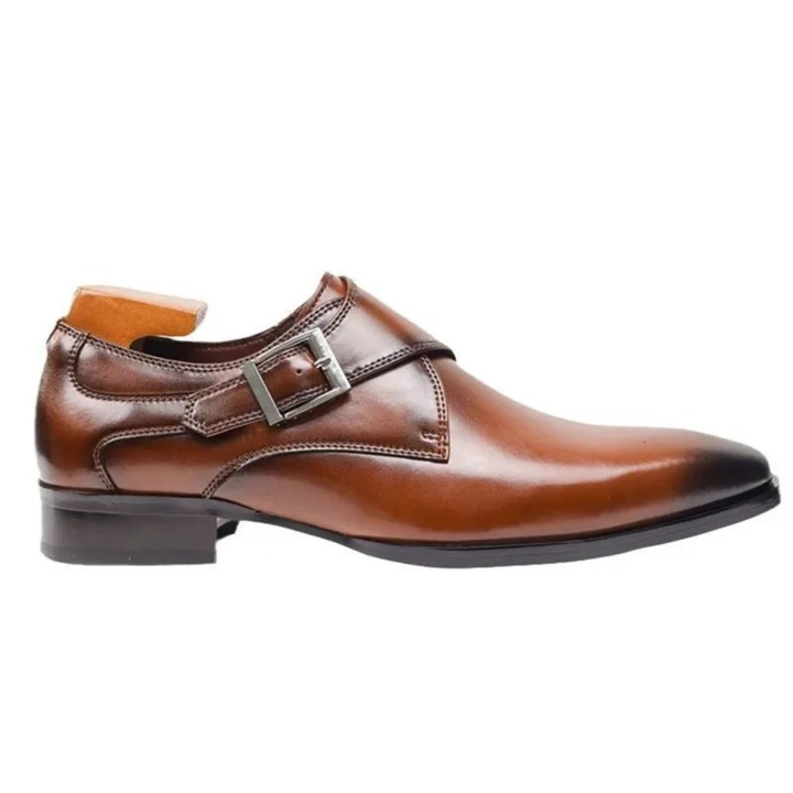Herrens Enkla Monk Strap Dress Skor – Spännbara Formella Skor för Affärs- och Kontorsbruk