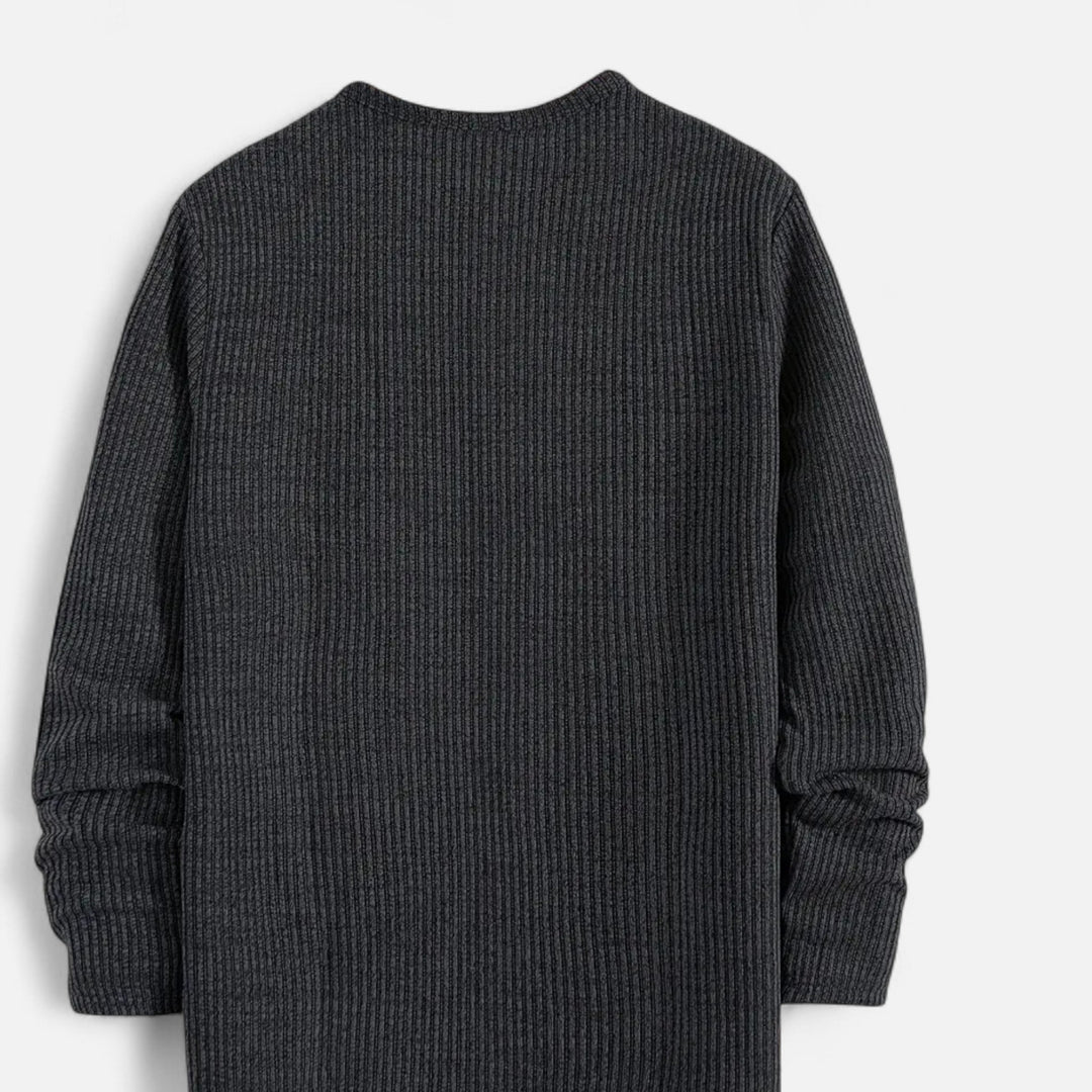 Valmonti | Herrs Kabelstickad Henley Tröja