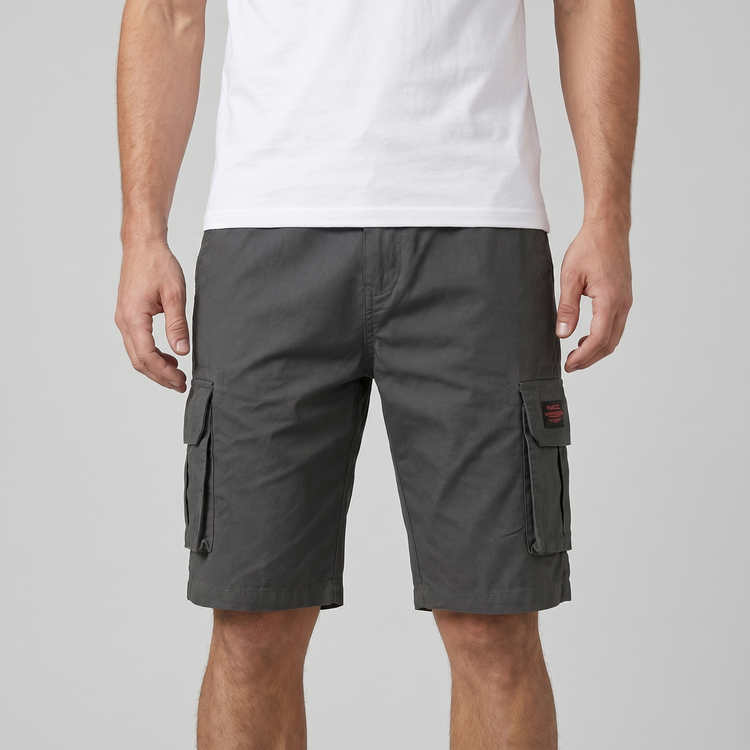 Herrens Cargo Shorts Avslappnad Passform Nyttopocket Casual Stil