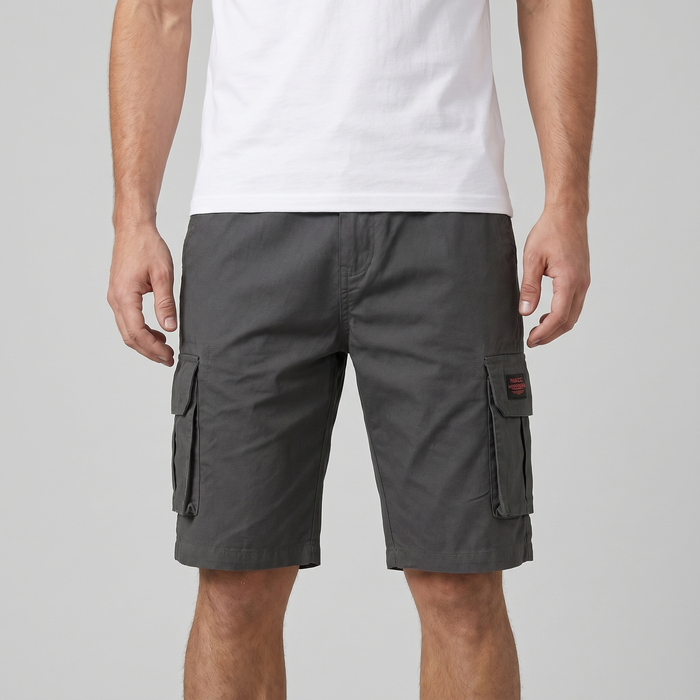 Herrens Cargo Shorts Avslappnad Passform Nyttopocket Casual Stil