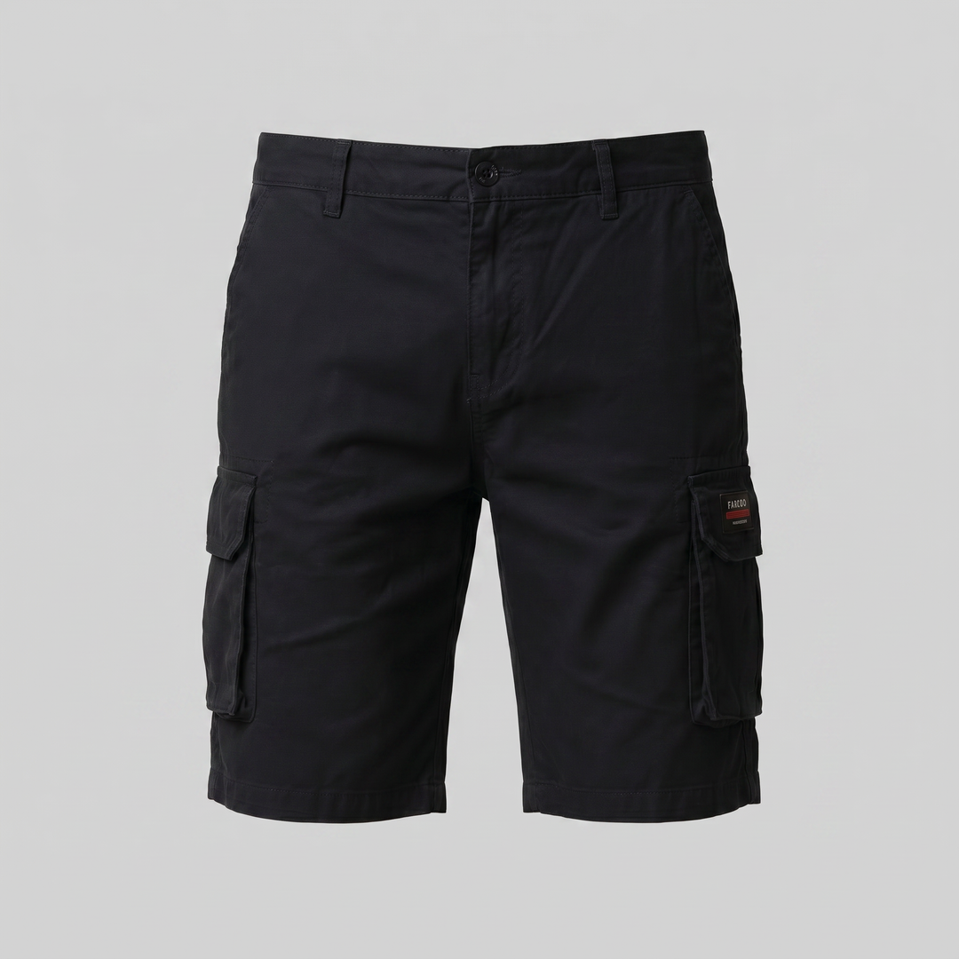 Herrens Cargo Shorts Avslappnad Passform Nyttopocket Casual Stil
