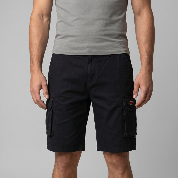 Herrens Cargo Shorts Avslappnad Passform Nyttopocket Casual Stil