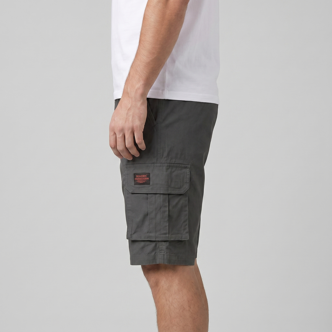 Herrens Cargo Shorts Avslappnad Passform Nyttopocket Casual Stil