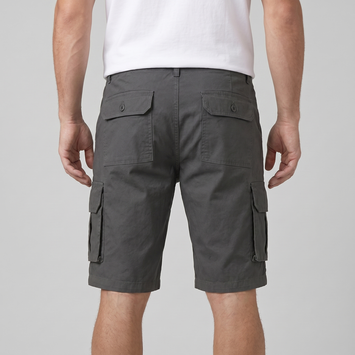 Herrens Cargo Shorts Avslappnad Passform Nyttopocket Casual Stil