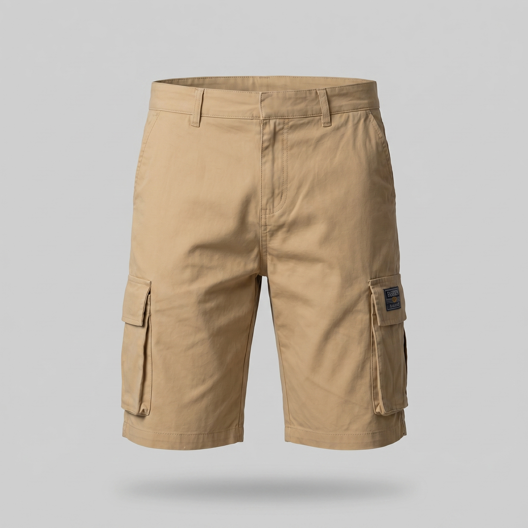 Herrens Cargo Shorts Avslappnad Passform Nyttopocket Casual Stil