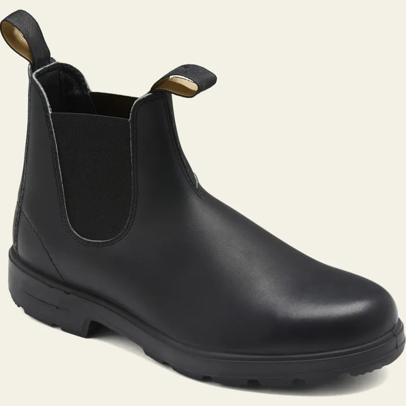 Herrarnas Vattentäta Chelsea Boots – Slip-On Vegansk Läder Skor för Våt Väder