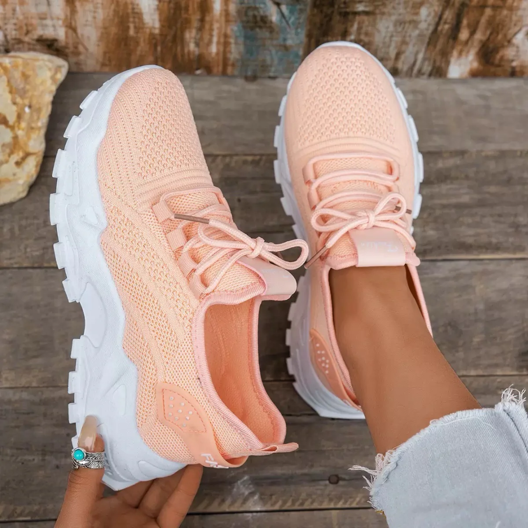 Kvinnors Ortopediska Komfortskor – Andningsbara Sneakers för Vardags och Fritid