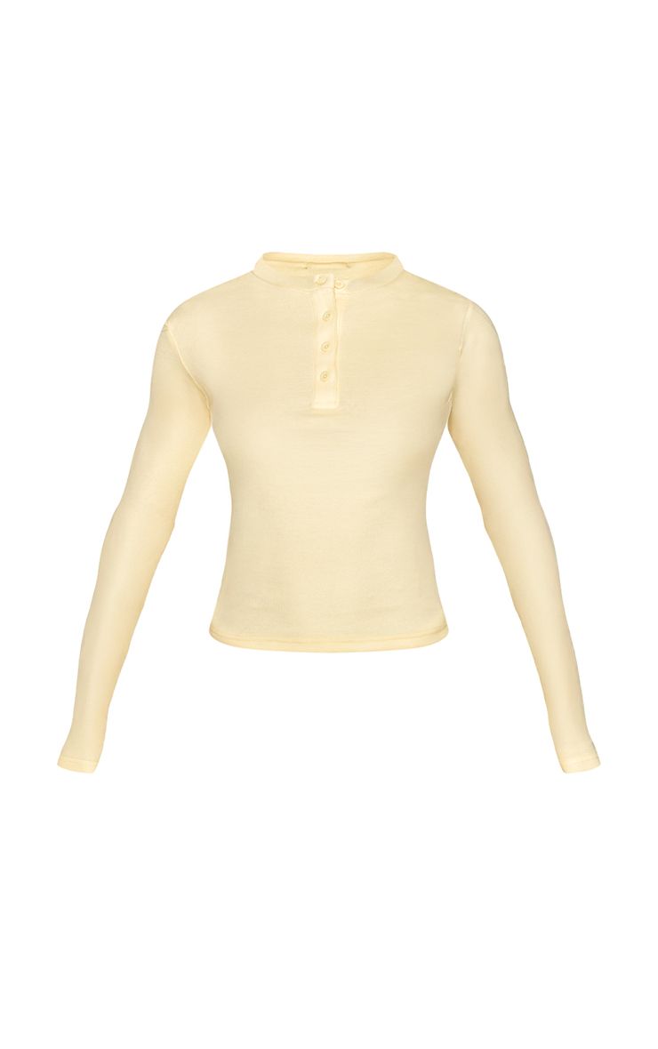 Kvinnors Ribbad Henley Lounge Set med Vida Byxor