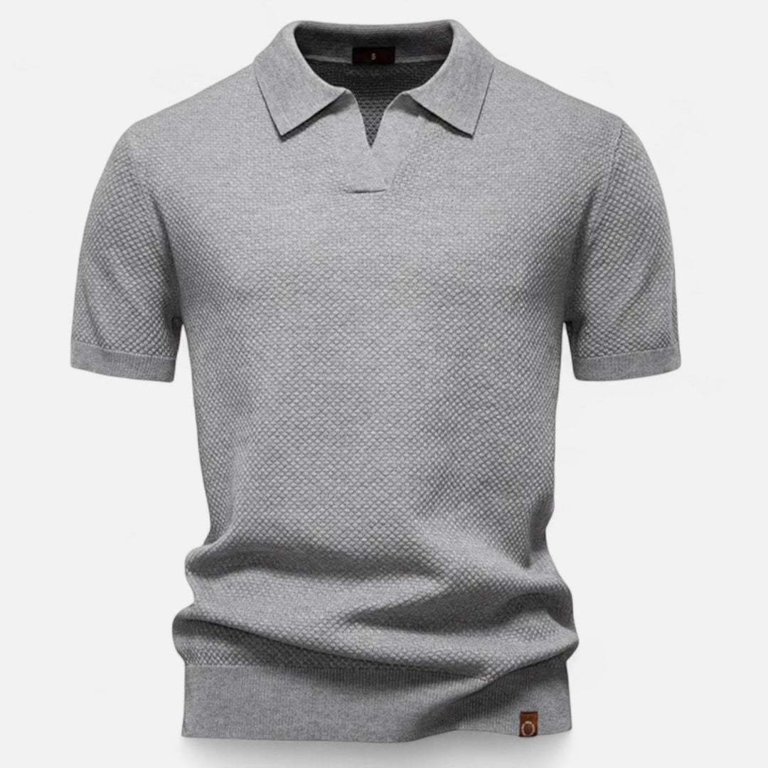 Valmonti | Herrs Pineapple Ull Polo Skjorta