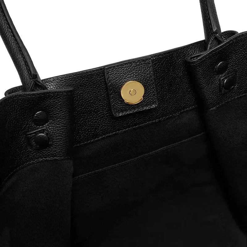 Kvinnors Oversized Tote-väska Strukturerad Axelväska