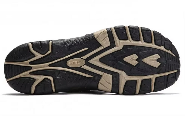 Herrars utomhus flip-flops med dämpad sula och texturerad sommar sandal