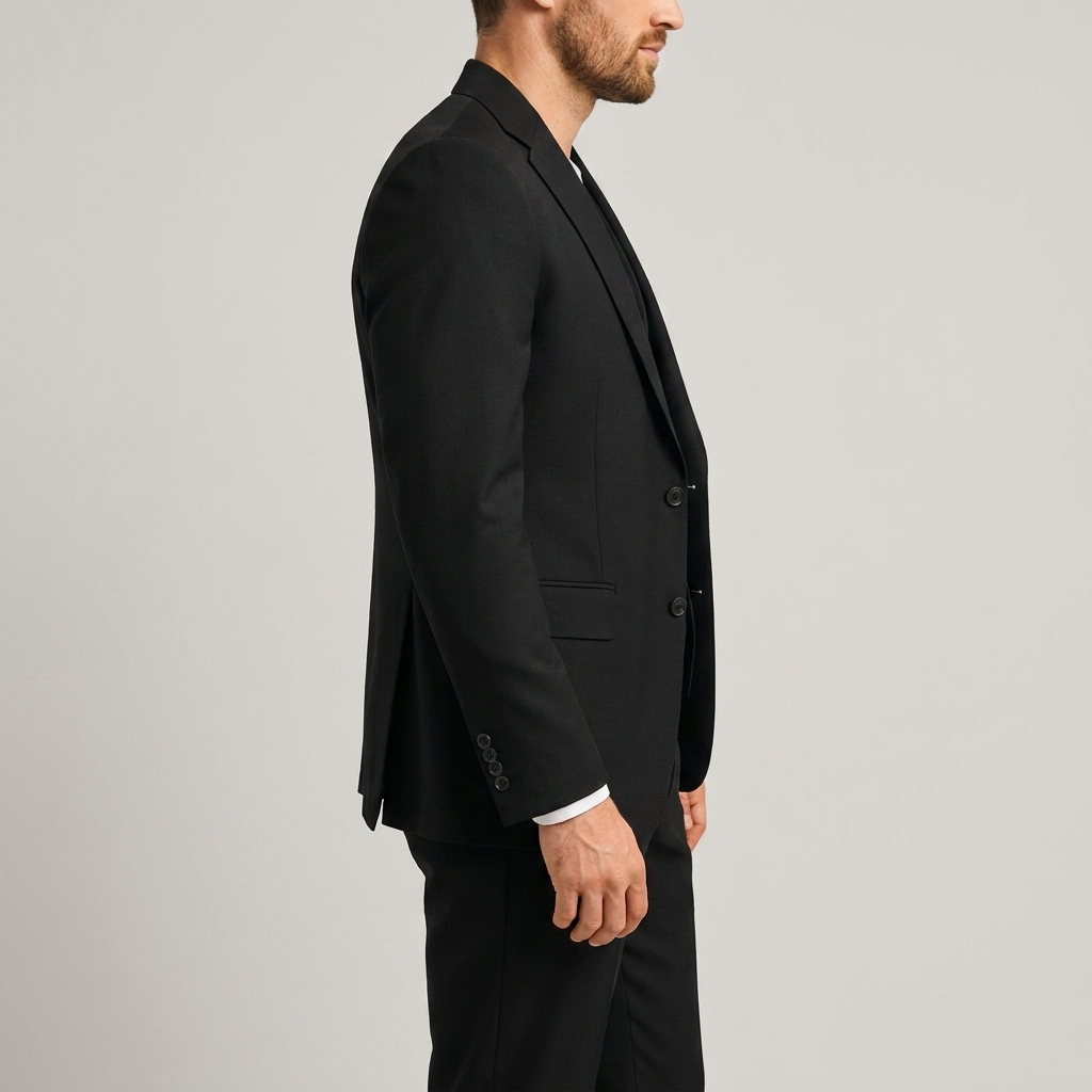 Herrens tre-delade skräddarsydda blazer, väst och byxdräkt