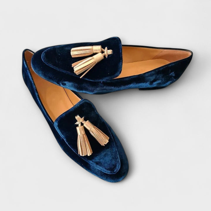 Kvinnors Loafers Slip On Bekväma Lågskor Eleganta Stiliga Fransar Smart Casual Vardagsskor