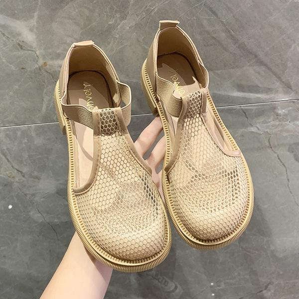 Kvinnors Andningsbara Mesh Slip-On Gångskor med Komfort Sula