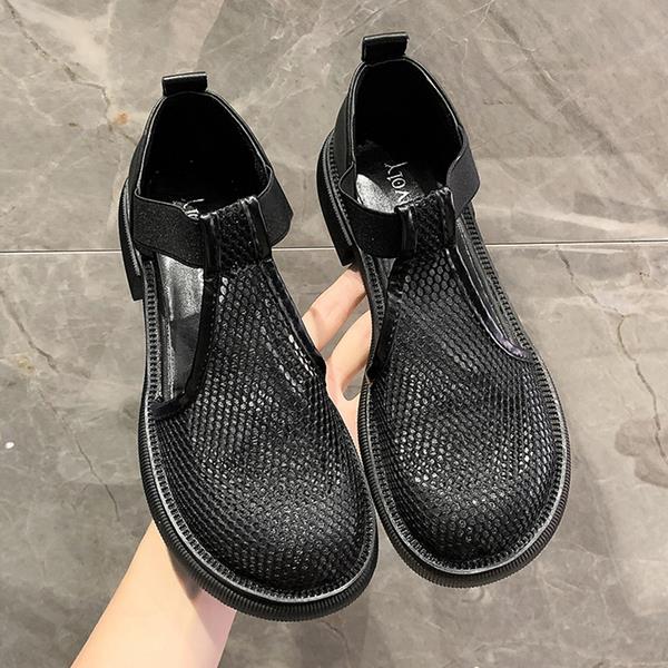 Kvinnors Andningsbara Mesh Slip-On Gångskor med Komfort Sula