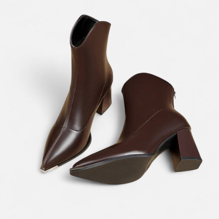 Valmonti | Kvinno Chelsea Boots – Spetsig Tå Läder Elegans