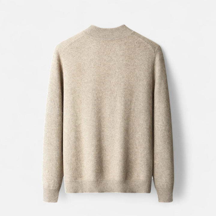Valmonti | Herrcardigan – Merinoull med Dragkedja Elegans