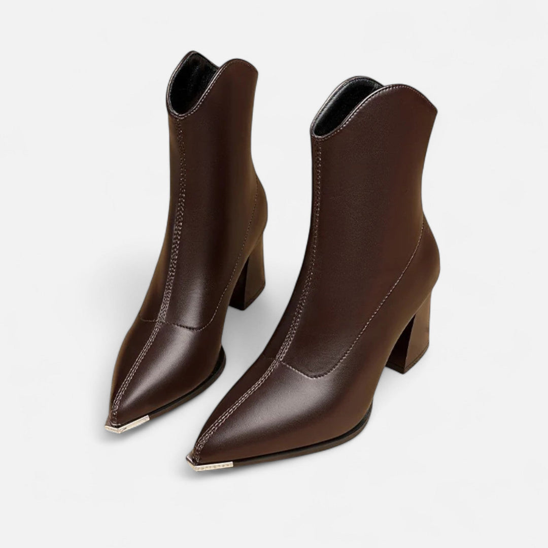 Valmonti | Kvinno Chelsea Boots – Spetsig Tå Läder Elegans
