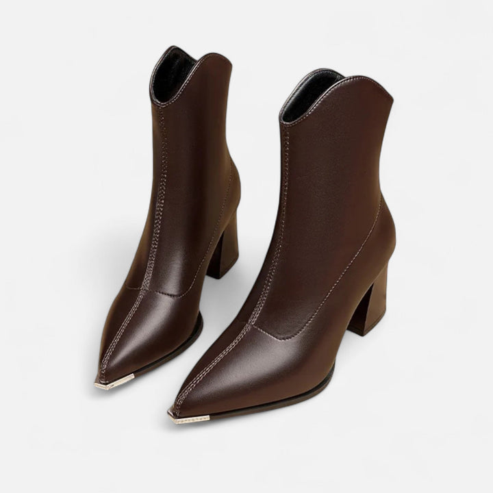 Valmonti | Kvinno Chelsea Boots – Spetsig Tå Läder Elegans