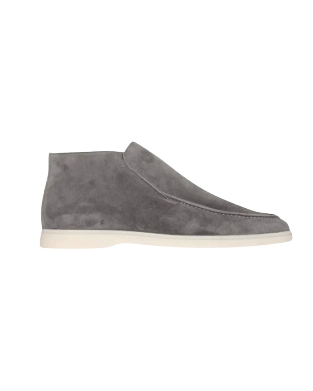 Herrens Hög Top Slip-On Loafers – Fina Smart Casual Stads skor