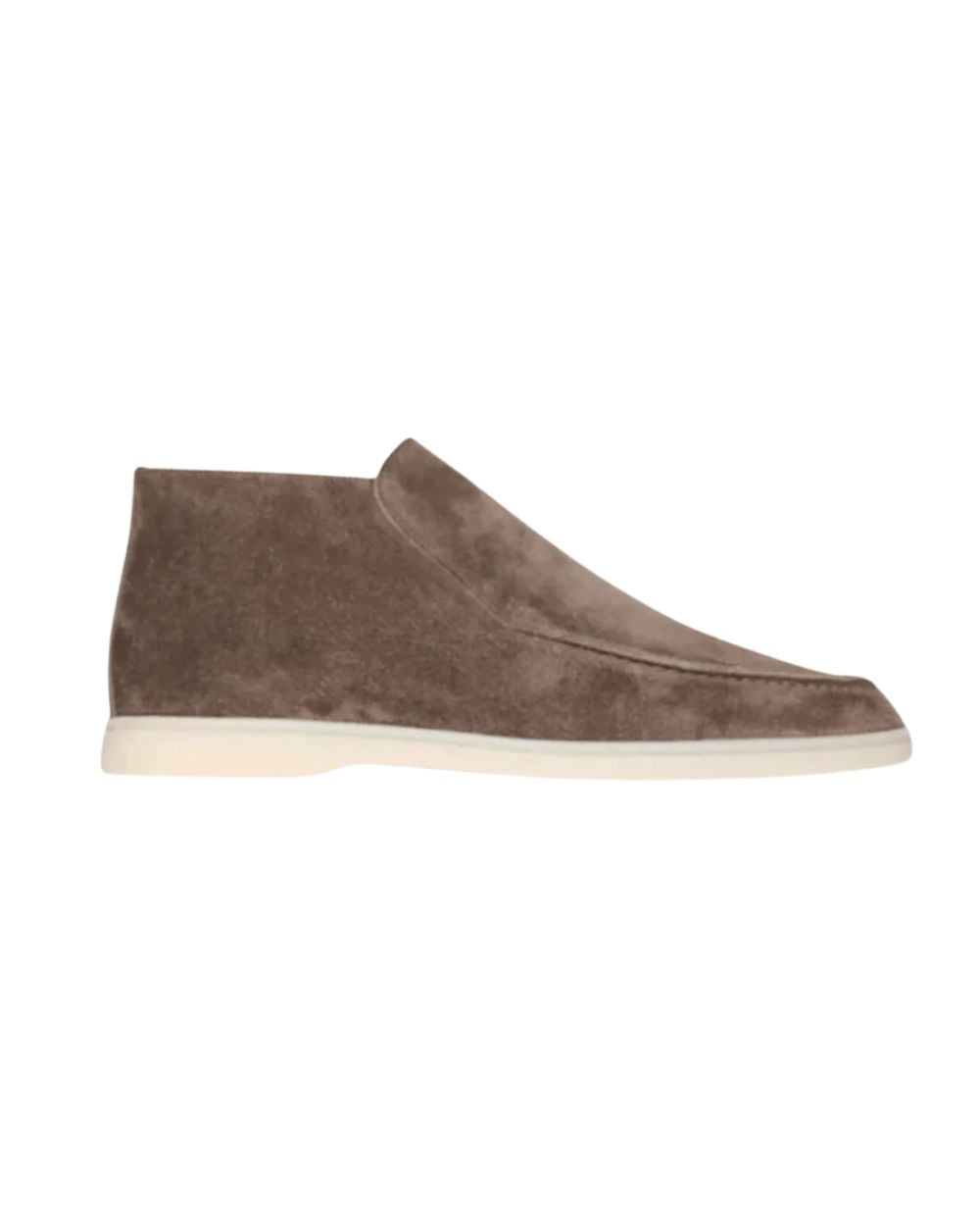 Herrens Hög Top Slip-On Loafers – Fina Smart Casual Stads skor