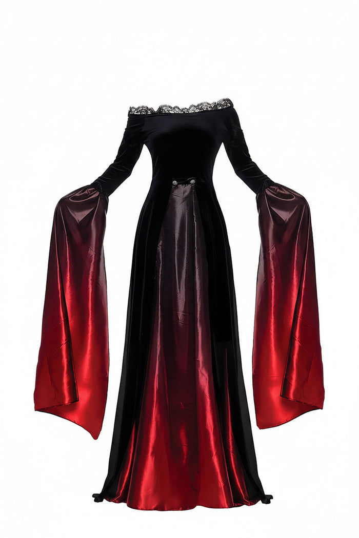Kvinnors Vampyrdrottning Ombré Klänning Halloween Kostym