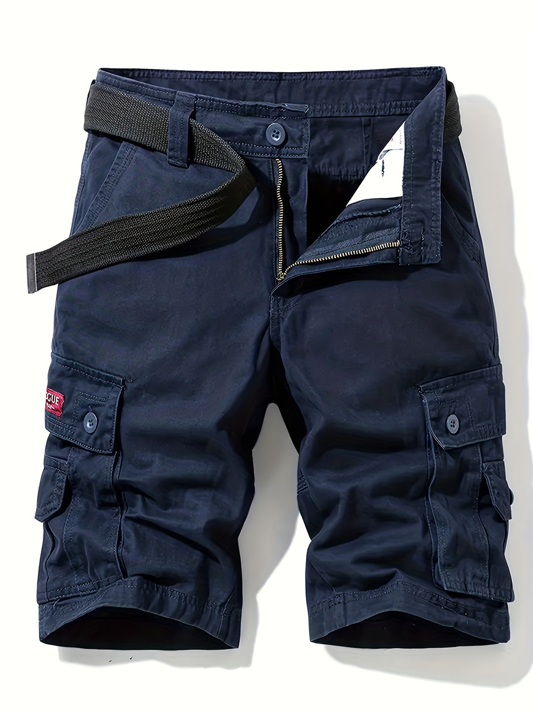 Herrars Utility Cargo Shorts Multi Pocket Utomhus Sommar Passform