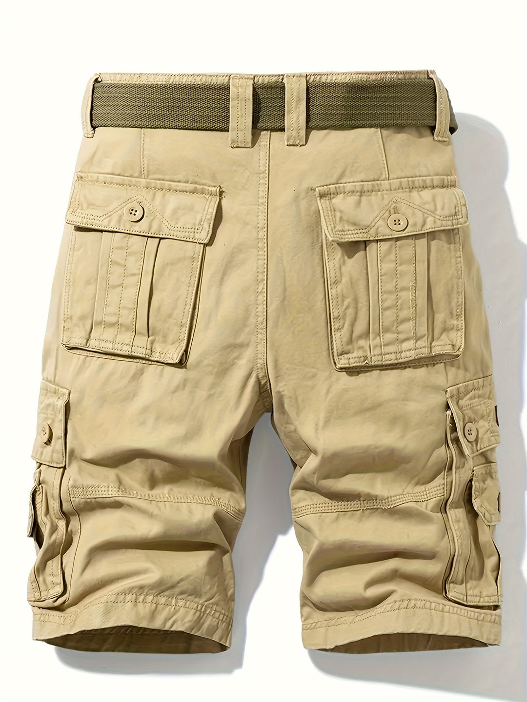 Herrars Utility Cargo Shorts Multi Pocket Utomhus Sommar Passform