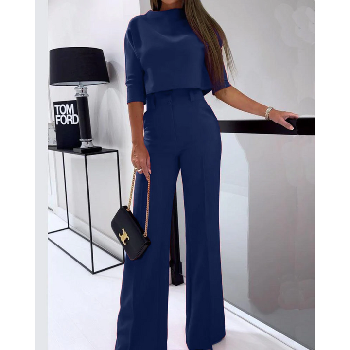 Kvinnors Eleganta Vida Byxor Co Ord Set