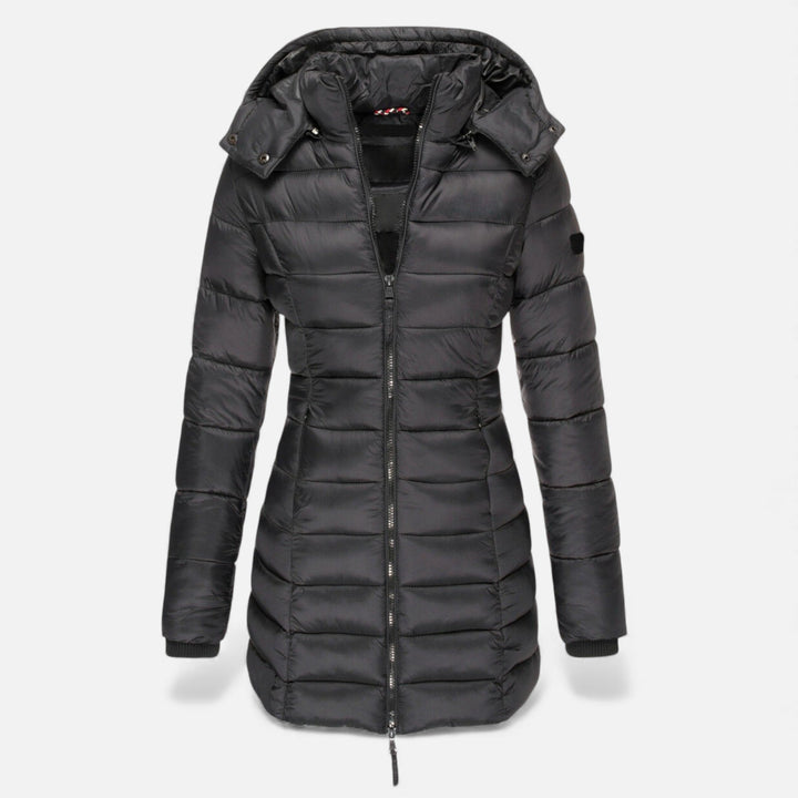 Valmonti | Dam Puffer Kviltad Slim Mid-Length Jacka