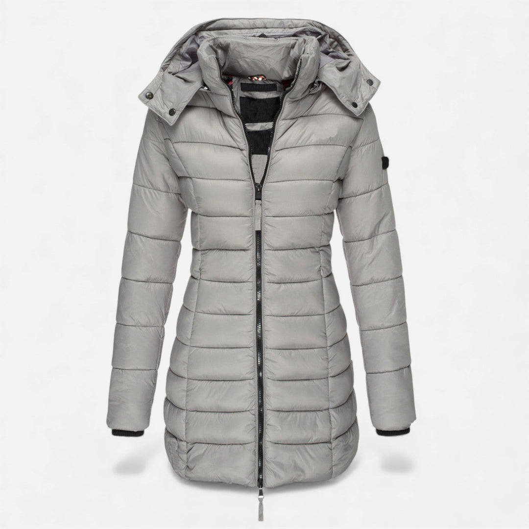 Valmonti | Dam Puffer Kviltad Slim Mid-Length Jacka