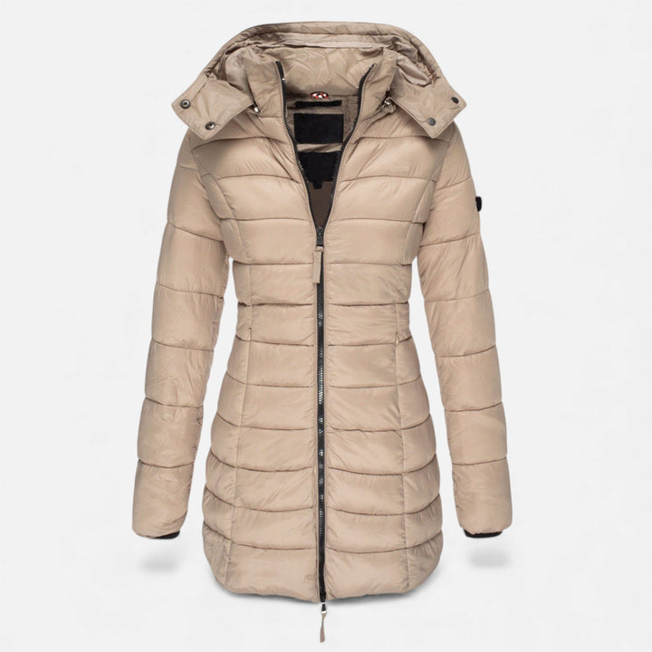 Valmonti | Dam Puffer Kviltad Slim Mid-Length Jacka