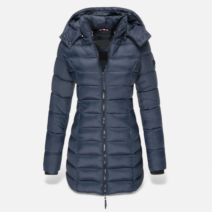 Valmonti | Dam Puffer Kviltad Slim Mid-Length Jacka