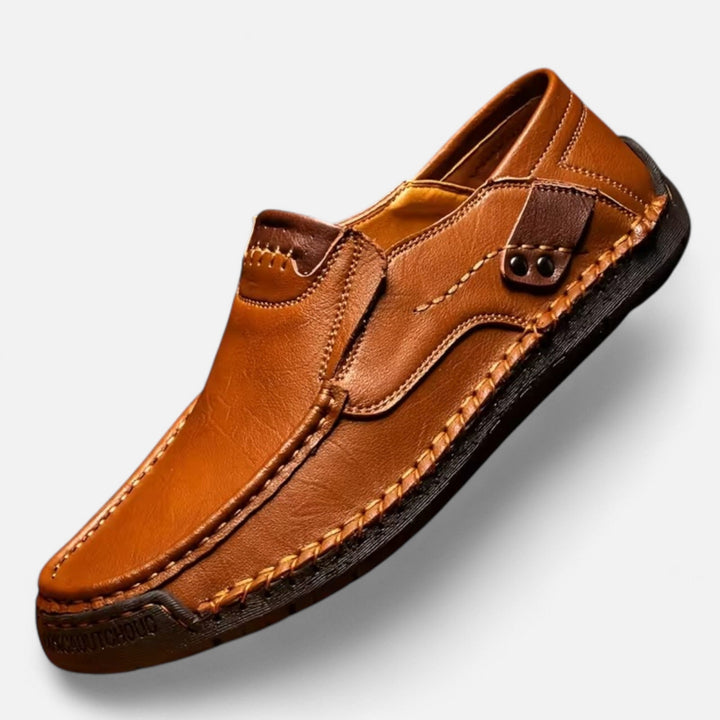 Valmonti | Herrens Slip-On Skor – Lättviktig Arvstil