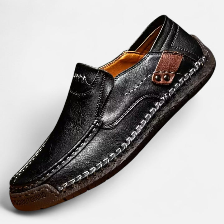 Valmonti | Herrens Slip-On Skor – Lättviktig Arvstil