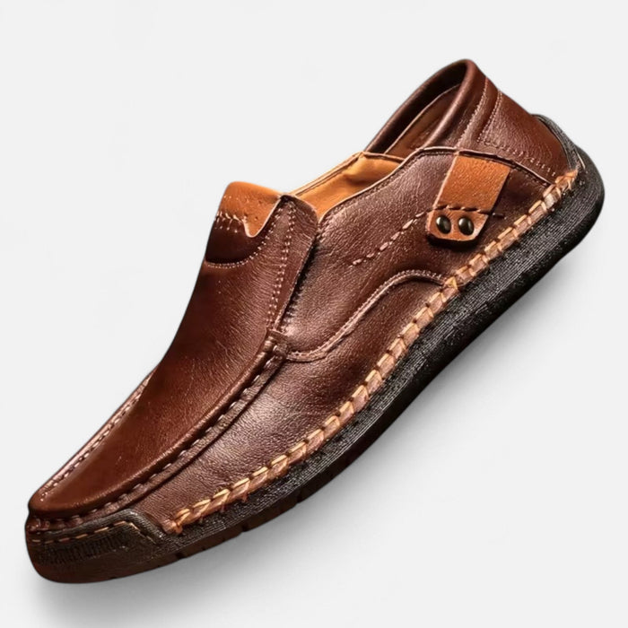 Valmonti | Herrens Slip-On Skor – Lättviktig Arvstil