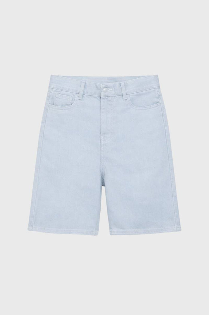 Herr Denim Shorts Avslappnad Passform Fem Fickor Sommar Klipp