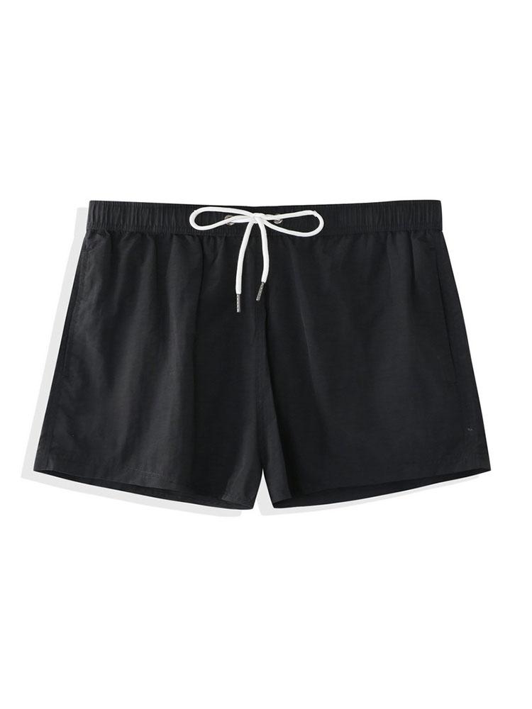 Mäns korta nylon badshorts – Dragsko strand- och semesternödvändighet