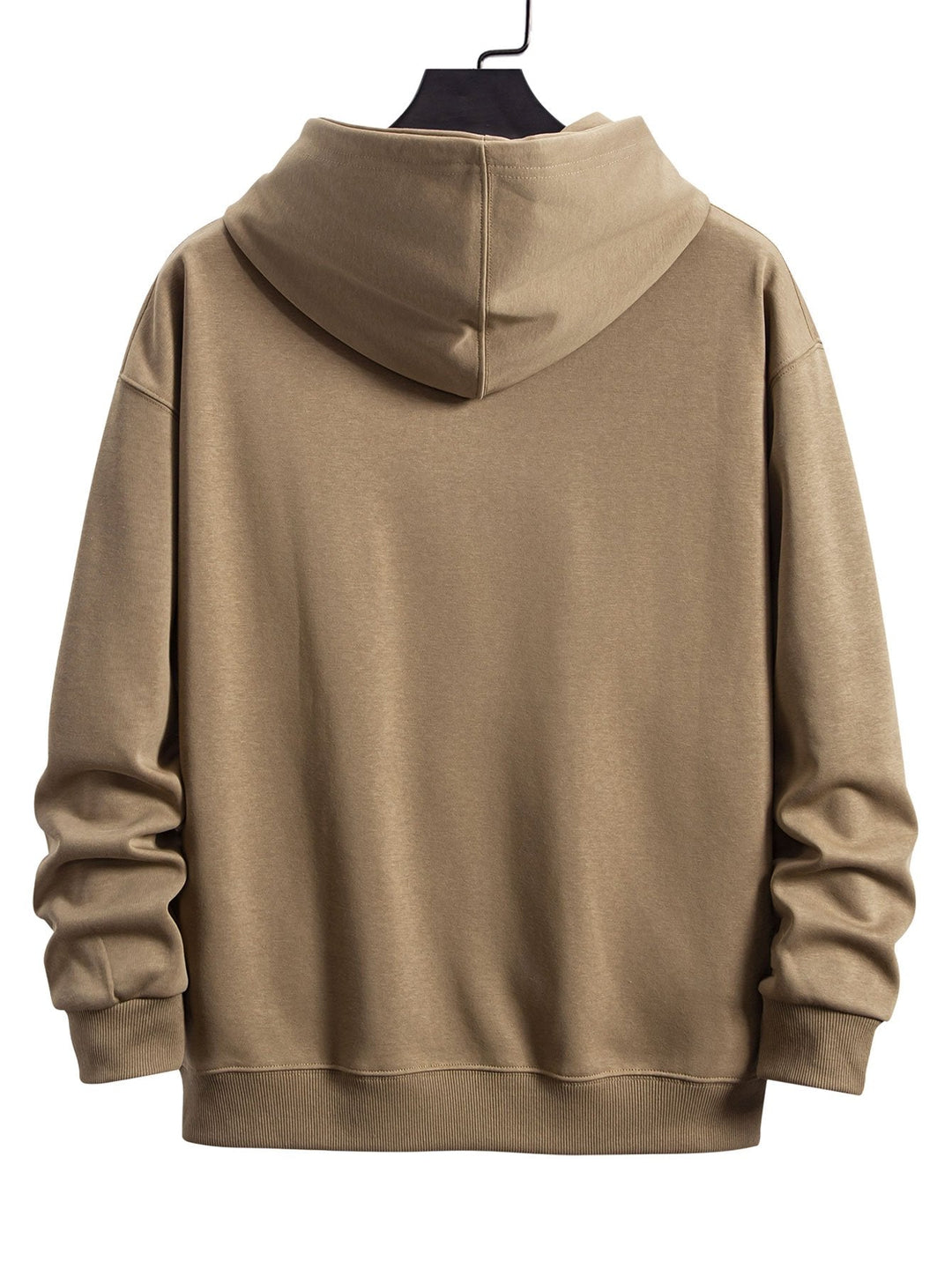 Herrars Basic Träningsset – Pullover Hoodie och Cuffed Joggers för Daglig Komfort