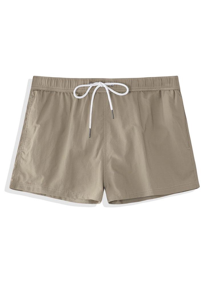 Mäns korta nylon badshorts – Dragsko strand- och semesternödvändighet