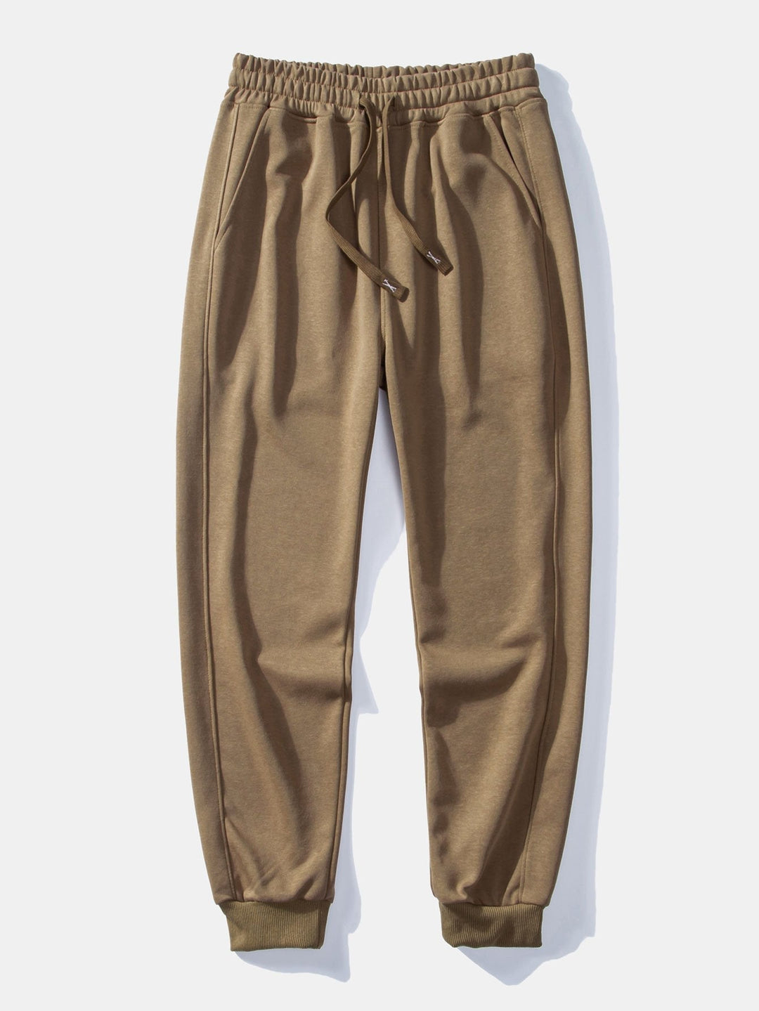 Herrars Basic Träningsset – Pullover Hoodie och Cuffed Joggers för Daglig Komfort