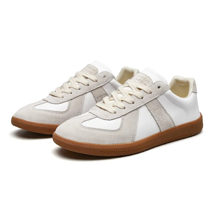 Herrarnas Retro Panel Snörning Låg Top Sneakers