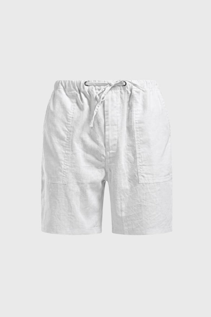 Herrars Drawstring Utility Shorts med Fickor