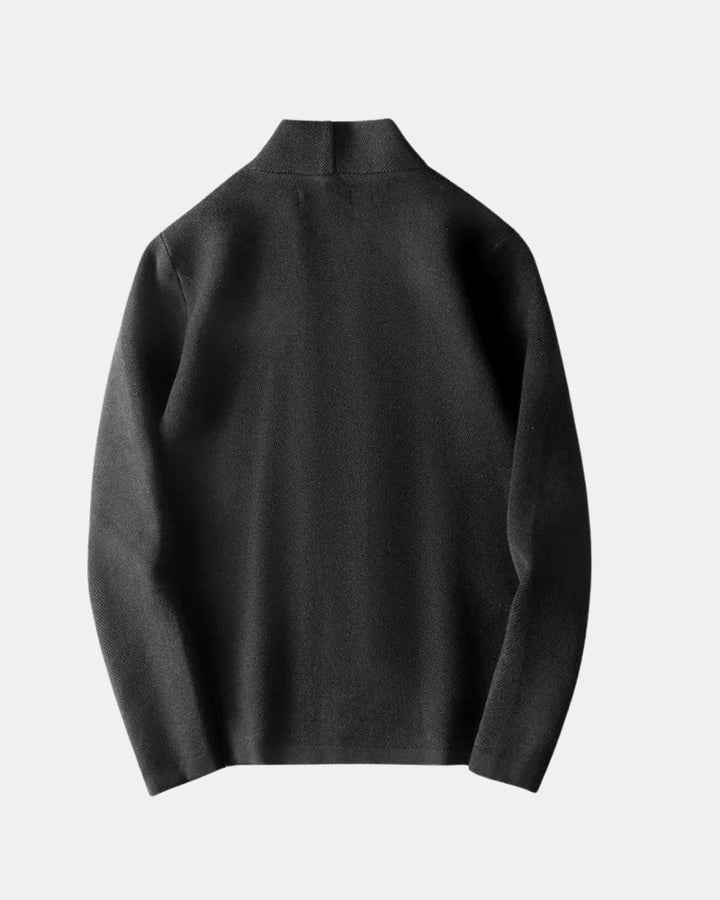 Herrens Ostrukturerade Blazerjacka – Avslappnad Smart Casual Lager för Kontor och Kvällsbruk